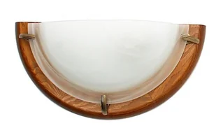 Candellux kinkiet Drewno Alabaster 11-64120 WM - Lampy ścienne - miniaturka - grafika 2