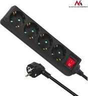 Listwy zasilające - Maclean Listwa zasilająca zwykła 4 gniazd 5m czarny MCE194 MCE194 - miniaturka - grafika 1