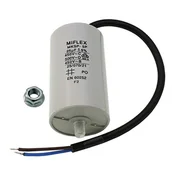 Akcesoria car audio - Miflex Kondensator rozruchowy kondensator silnika 25f 450 V 45 X 78 mm długości przewodu M8; MIFLEX; 25uf 312495 - miniaturka - grafika 1