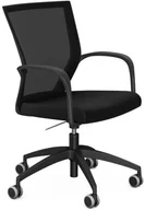 Fotele i krzesła biurowe - Intarseating Krzesło obrotowe MARINA czarna aluminiowa KB-MARINA-MT-262-01 - miniaturka - grafika 1