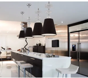 Lumina Deco Deco Lampa wisząca VENEZIANA W1 BLACK LDP 1113 BK) Deco LDP 1113 BK) - Lampy sufitowe - miniaturka - grafika 3