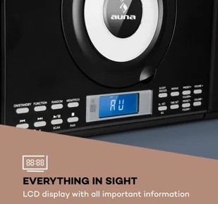 Auna Wallie Czarny (MG3-Wallie BK) - Wieże - miniaturka - grafika 7