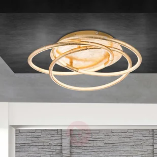 Globo Lighting Oświetlenie BARNA Lampa Sufitowa LED Złoty, 1-punktowy 67828-30G - Lampy sufitowe - miniaturka - grafika 3