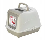 Kuwety dla kotów - Kuweta zamykana Pet Nova CATLIFEPLUS-57CM-GR szara - miniaturka - grafika 1