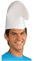 KRASZEK Czapka, Krasnal, biała, 59 cm - Gadżety dla niej i dla niego - miniaturka - grafika 3