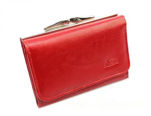 Elkor Portfel Damski Skórzany (PL) Skóra Licowa Klamra 12 cm - Portfele - miniaturka - grafika 9