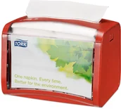 Akcesoria łazienkowe - Tork xpres Snap dozownik do N4 serwetki na stół/Serwetki dawcy, czerwony 272612 - miniaturka - grafika 1