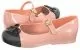 Buty dla chłopców - Melissa Balerinki Sweet Love Cap Toe 33258/53888 Glitter Rose/Black (ML167-a) - miniaturka - grafika 1
