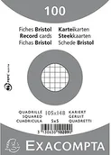 Zakładki indeksujące - Exacompta fiszek A6 kar szt./PKG Biały 10209E - miniaturka - grafika 1