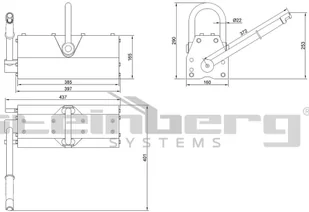 456 Steinberg Systems 45674883 Podnośnik magnetyczny Steinberg Systems udźwig 2000 kg) 74883-uniw - Podnośniki - miniaturka - grafika 2