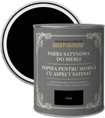Farby do metalu - Rust-Oleum Farba do mebli Rust-Oleum czarny satyna 0 125 l R0070106X5 - miniaturka - grafika 1