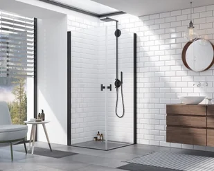 Radaway Nes Black KDD I 80x100 10021080-54-01L/10021100-54-01R - Kabiny prysznicowe - miniaturka - grafika 3