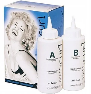 Artego Pretty Curl Zestaw Do Trwałaj Wł Farbowane - Kosmetyki do stylizacji włosów - miniaturka - grafika 2