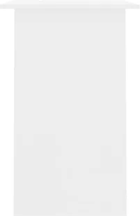 vidaXL vidaXL Biurko, wysoki połysk, białe, 90x50x74 cm, płyta wiórowa - Biurka - miniaturka - grafika 5