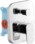 Baterie podtynkowe - Ravak 10° bateria wannowo-prysznicowa podtynkowa chrom X070136 - miniaturka - grafika 1