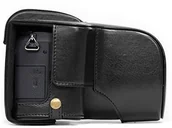 Akcesoria fotograficzne - MegaGear "Panasonic skórzana torba na aparat  łatwe w instalacji, gotowe do megagear" tripod akcesoria do pracy w firmie  kompatybilny z Panasonic Lumix DMC-G85 obwodowej i 12  60 MM Obiektyw MG892 - miniaturka - grafika 1