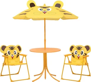 3cz Zestaw Mebli Ogrodowych Dla Dzieci Z Parasolem - Place zabaw - miniaturka - grafika 2