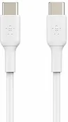 Ładowarki do telefonów - Belkin Kabel USB-C na USB-C (kabel szybkiego ładowania USB-C do Note10, S10, Pixel 4, iPad Pro i innych) USB typu C kabel do szybkiego ładowania (2 m, biały) CAB003bt2MWH - miniaturka - grafika 1