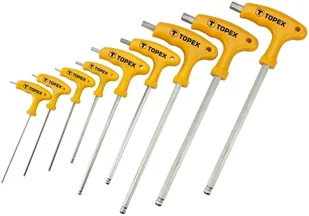 Topex Zestaw torx z rączką T10-T50 9 sztuk 35d968 - Klucze i nasadki - miniaturka - grafika 3