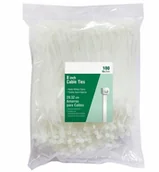 Inne mocowania - Opaski Zaciskowe Kablowe Trytki Uv Białe 4,8X300 - miniaturka - grafika 1