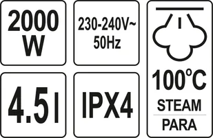 Yato PAROWNICA DO USUWANIA TAPET 2000W YT-82320 - Narzędzia warsztatowe - miniaturka - grafika 6