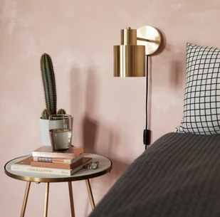 Hübsch SIMPLY Kinkiet Ścienny - Czarny 890305 - Lampy ścienne - miniaturka - grafika 2