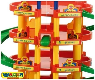 Wader Quality Toys Wader QT Parking 5 poziomowy z Drogą i Samochodami - Tory, garaże, parkingi - miniaturka - grafika 10