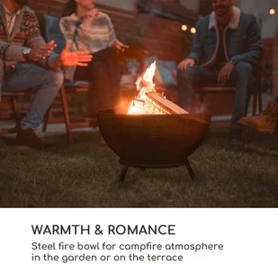 Blumfeldt Blumfeldt Fireball Rust, misa paleniskowa, śr. 60 cm, przechylna, wykończenie rdzawe GDI11-Fireball Rust - Paleniska ogrodowe - miniaturka - grafika 2