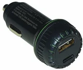 Ładowarki samochodowe - Unbekannt Ładowarka samochodowa 5 V 3 A z dwoma portami USB A+C do smartfonów, tabletów - miniaturka - grafika 1