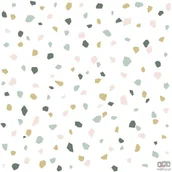 Tapety - Esta Home Biała tapeta na flizelinie w kolorowe ciapki cętki - miniaturka - grafika 1