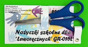 Nożyczki szkolne z podziałką dla leworęcznych - Przybory szkolne - miniaturka - grafika 2