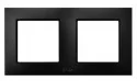 Ospel ARIA Ramka podwójna IP44 CZARNY METALIK ARIA RH-2U/33 - Klawisze i ramki Ospel ARIA Ramka podwójna IP44 CZARNY METALIK ARIA RH-2U/33 - Klawisze i ramki - miniaturka - grafika 2