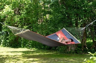 Amazonas Hamak z drążkiem American Dream, szary - Hamaki - miniaturka - grafika 10