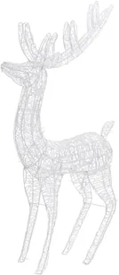 VidaXL Lumarko Świąteczny renifer, akryl, 250 LED, 180 cm, niebieski 329787 VidaXL - Oświetlenie świąteczne - miniaturka - grafika 7