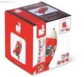 Układanki dla dzieci - Janod Rakieta drewniana magnetyczna - RAKIETA - miniaturka - grafika 1