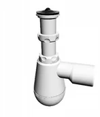 Syfony - Syfon Do Zlewu 1-KOMOROWY Sitko Fi 50 - miniaturka - grafika 1