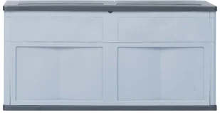 vidaXL Skrzynia ogrodowa, 320 L, szaro-czarna vidaXL - Skrzynie ogrodowe - miniaturka - grafika 8