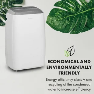 Klarstein Iceblock Prosmart 9, klimatyzator 3 w 1, 9000 BTU, sterowanie przy użyciu aplikacji, biały ACO16-IceblckPrsma9W - Klimatyzatory - miniaturka - grafika 7