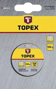 Topex Lut cynowy 60% Sn drut 0.7 mm 100 g - Narzędzia warsztatowe - miniaturka - grafika 2
