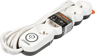 HBF Sthor LISTWA ZASILAJĄCA 5 GNIAZD Z UZIEMIENIEM WYŁĄCZNIK 3M 1,5MM2 - Przedłużacze i rozgałęźniki - miniaturka - grafika 4