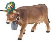 Figurki dla dzieci - Bullyland 62615  figurka do gier, alpejska krowa darina, ok. 12,8 cm - miniaturka - grafika 1