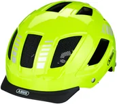 Kaski rowerowe - Abus Hyban 2.0 Signal Kask, signal yellow M | 52-58cm 2021 Kaski miejskie i trekkingowe 86908 - miniaturka - grafika 1