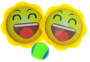 Gra Catch Ball Paletki Buźki Na Rzep Miękka Piłka - Zabawki i gry sportowe - miniaturka - grafika 5