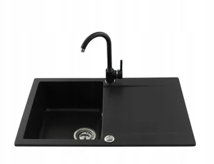 Laveo 6 kolorów Zlewozmywak Granitowy Duża Komora 20 cm - Zlewozmywaki - miniaturka - grafika 11