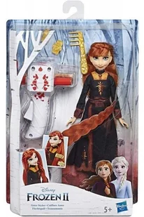 Hasbro Kraina Lodu Frozen II Anna z lokówką RMN-1911868 - Lalki dla dziewczynek - miniaturka - grafika 4