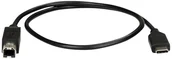 Kable USB - StarTech com com USB-C to USB-B Printer Cable - M/M - 0.5 m - USB 2.0 - USB-C cable - 50 cm USB2CB50CM - miniaturka - grafika 1