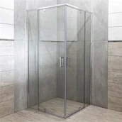 Kabiny prysznicowe - Novoterm Kabina prysznicowa z regulacją 80-90x80-90 Dunaj 2-D Dunaj 2-D - miniaturka - grafika 1