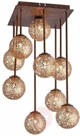 Lampy sufitowe - Paul Neuhaus Oświetlenie GRETA Lampa Sufitowa Rudy, 9-punktowe 6238-48 - miniaturka - grafika 1