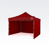 Pawilony ogrodowe - BRIMO Pawilon ogrodowy 3x3m - plus 3 ściany - Czerwony - miniaturka - grafika 1