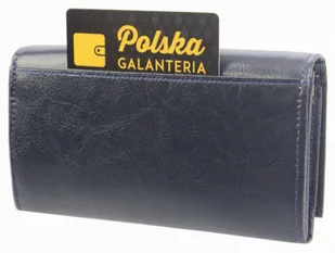 Z.Ricardo (PL) Portfel Damski (PL) Długi Z Klapką I Klamrą Wewnątrz Skóra Naturalna Licowa ZR036 - Portfele - miniaturka - grafika 13